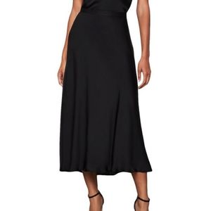 Nwt BCBGMaxazria Satin Midi Skirt